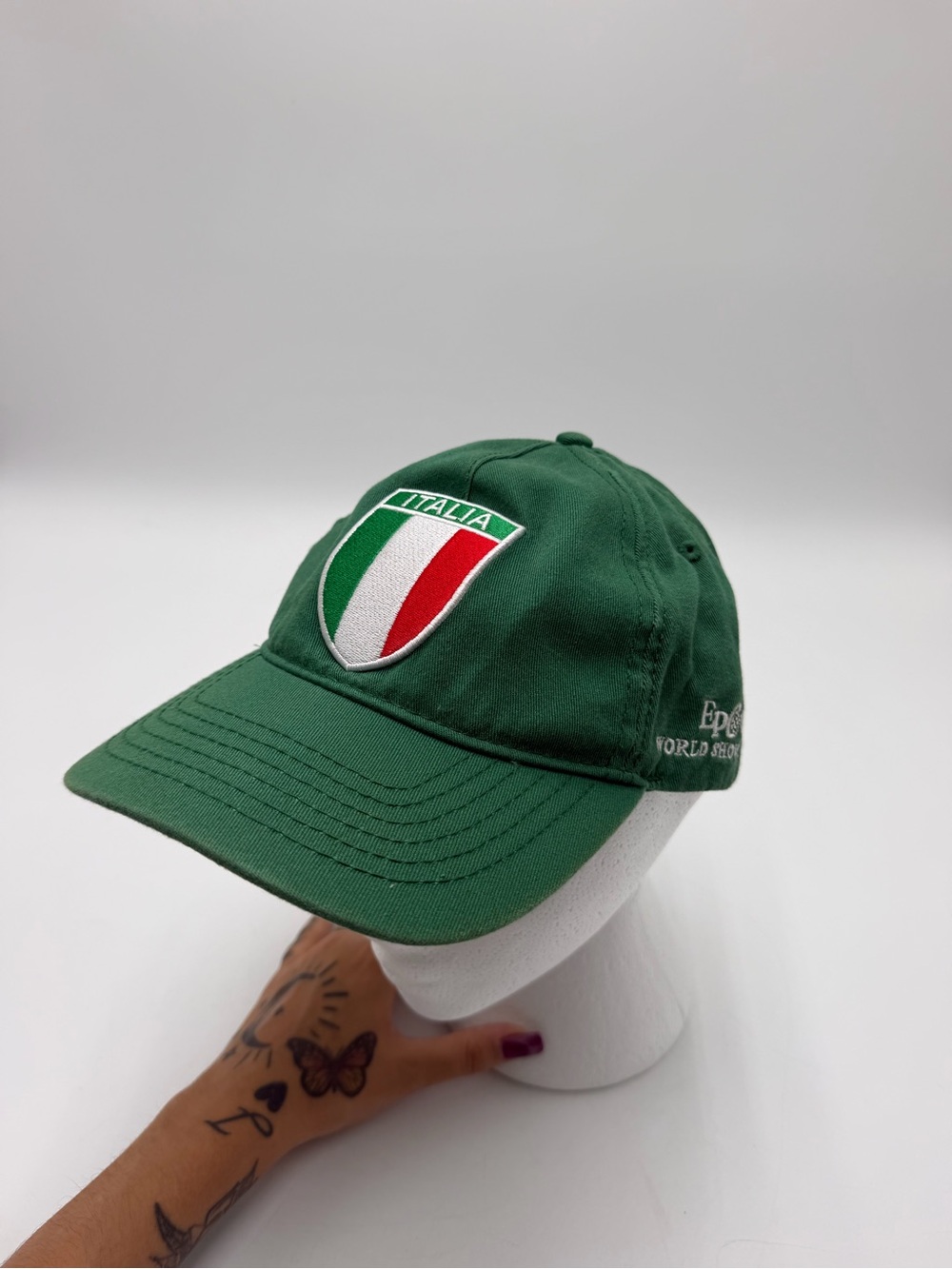 Vintage Walt Disney World EPCOT Italy Hat World Showcase Embroidered Dad Cap